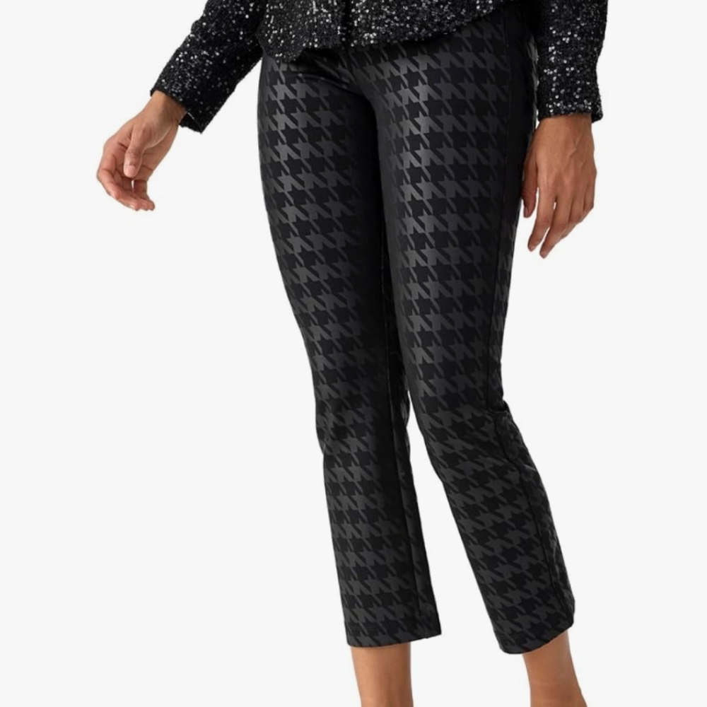 Sanctuary Black Houndstooth Trousers